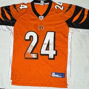 Reebok NFL Equipment Football Jersey Cincinnati Bengals Deltha O'Neal #24 Large